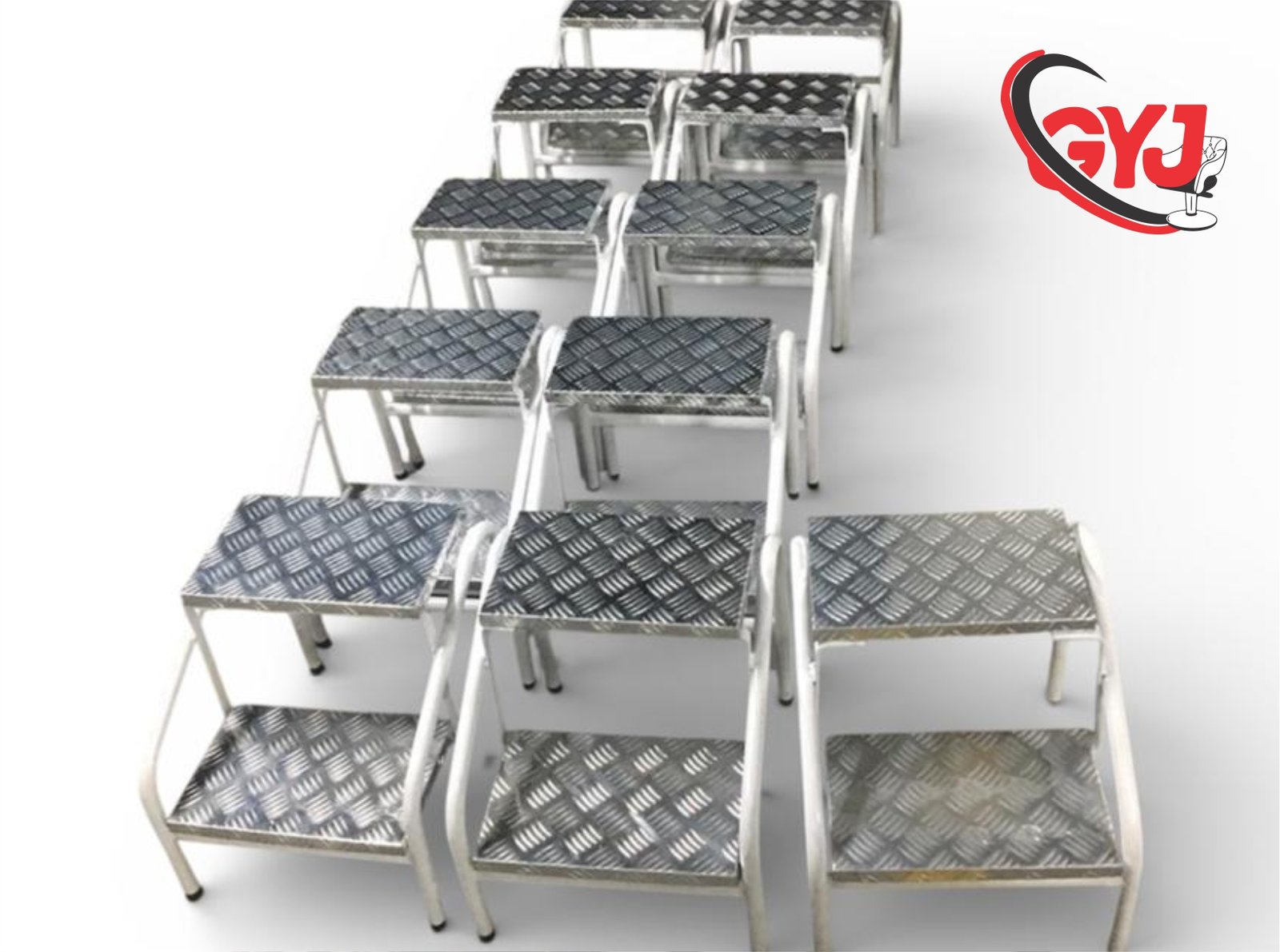 Escalerilla de Dos Pasos Plastificada - GYJ Muebles Bogota