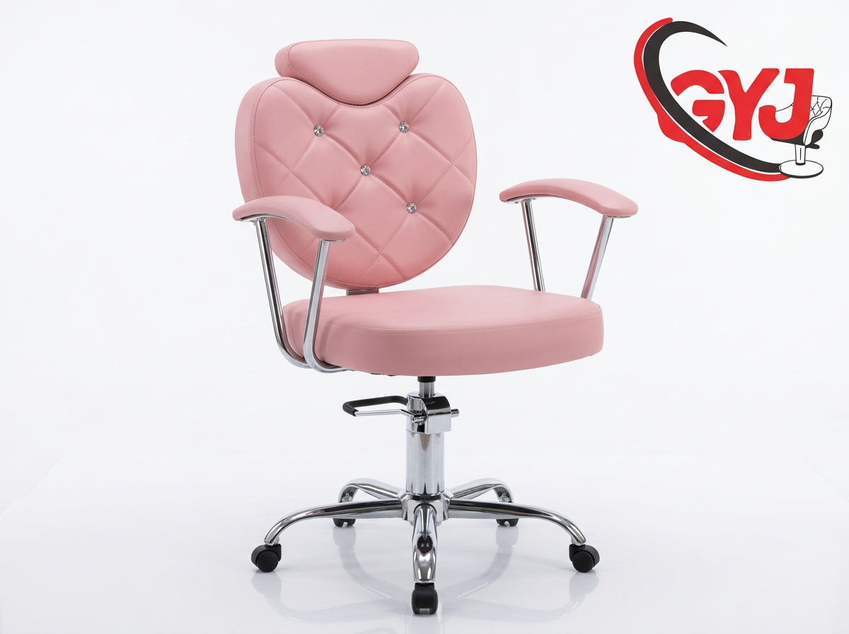 Silla para Corte Neumatica Espaldar Reclinable - GYJ Muebles Bogota