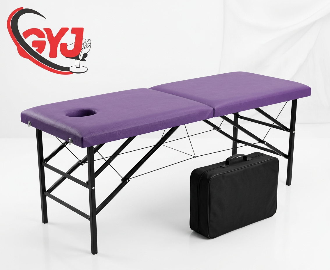 Camilla Portatil con Corrientes y Orificio Facial - GYJ Muebles Bogota